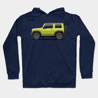 New Jimny JB74 Kinetic Yellow - Side Hoodie